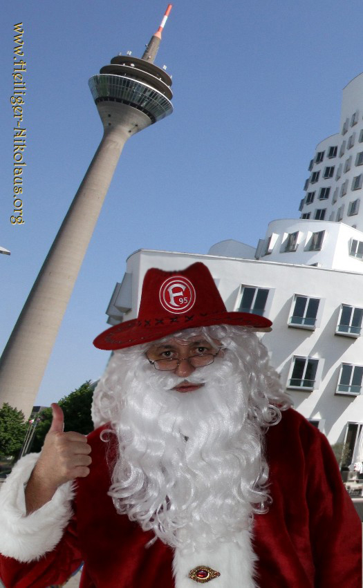 Weihnachtsmann in Düsseldorf